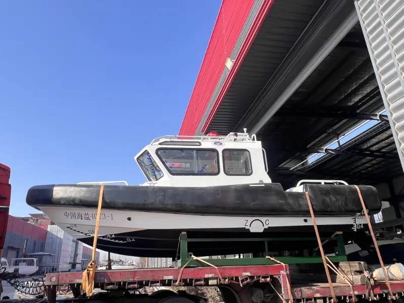 I-LawArada® Yacht ilethe ngempumelelo isikebhe sokujikeleza komthetho ka-7.8m aluminium